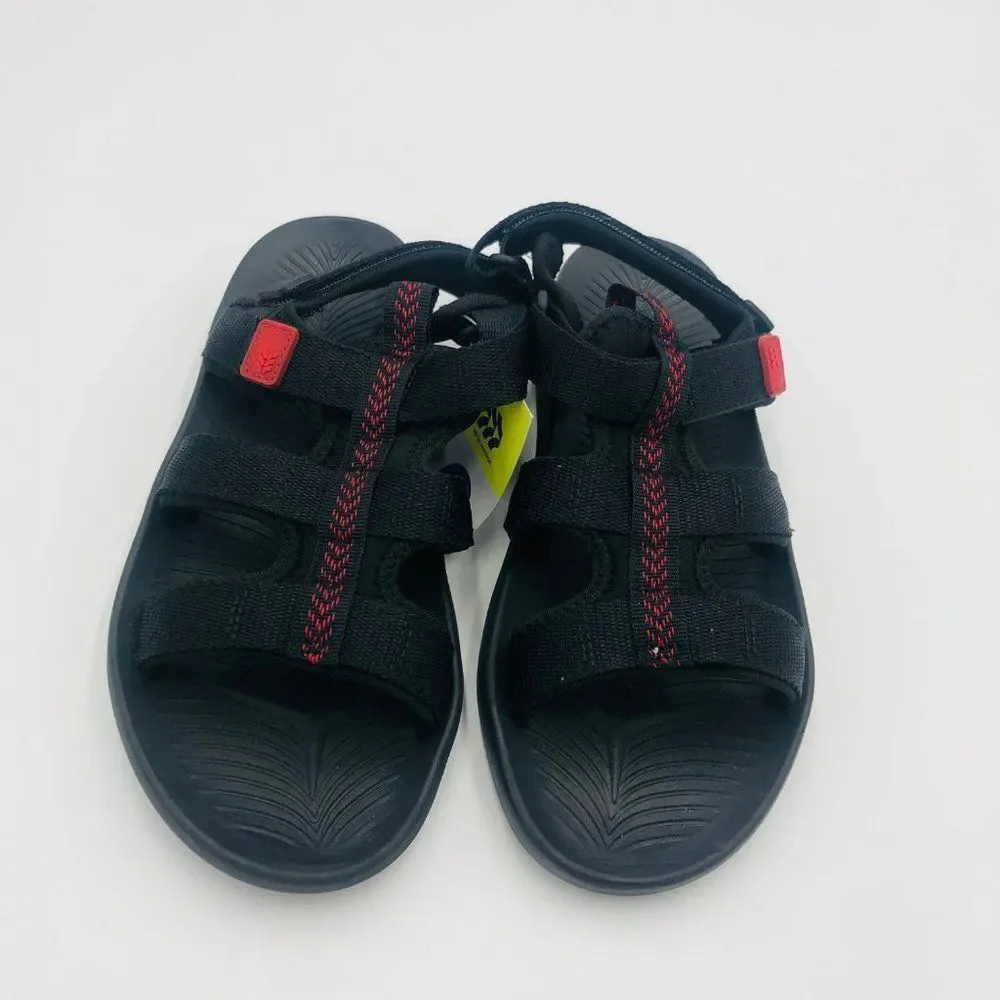 Brand New All In Motion Black Sandals For Men‎ Size 6 Open Toe/ Summer Shoes